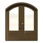 Arched Forte Double Custom Steel Door