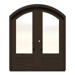 Arched Forte Double Custom Steel Door
