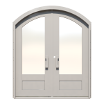 Arched Forte Double Custom Steel Door