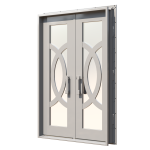 Cerchio Double Custom Steel Doors - Image 3