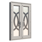 Cerchio Double Custom Steel Doors - Image 5