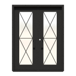 Clessidra Double Custom Steel Doors - Image 10