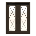 Clessidra Double Custom Steel Doors - Image 11