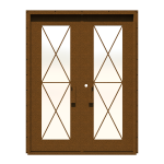 Clessidra Double Custom Steel Doors - Image 12