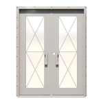Clessidra Double Custom Steel Doors - Image 2