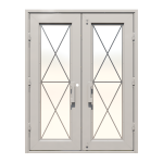 Clessidra Double Custom Steel Doors - Image 6