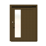 PIVOT DOOR Sinistra, Door and a Half Extra Wide PIVOT Custom Steel Door - Image 2