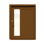 PIVOT DOOR Sinistra, Door and a Half Extra Wide PIVOT Custom Steel Door - Image 4